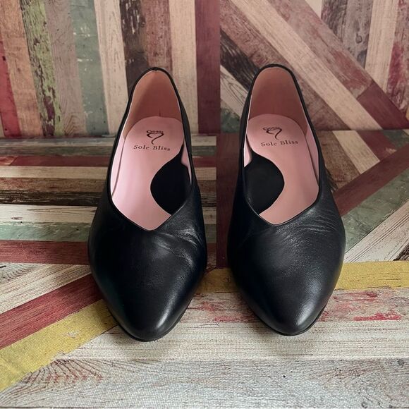 Sole Bliss Black Women's Heels - Picture 5 of 12